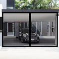thumbnail image 3 of Magnetic Garage Door Screen 10x8ft Fiberglass Garage Door Screen Handsfree Entry Garage Screen with Closure Weighted Bottom, 3 of 14