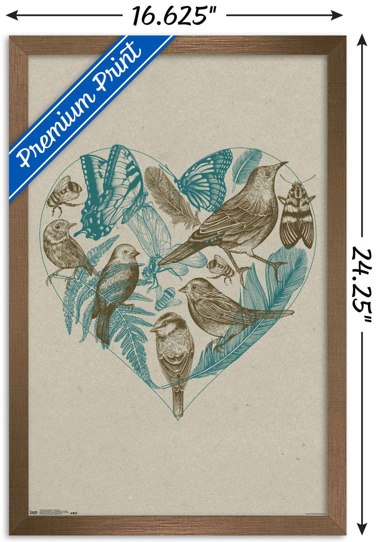 Rachel Caldwell - Wild Heart Wall Poster, 14.725" x 22.375", Framed