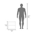 thumbnail image 3 of 20.5" H Black Engineered - Built-in Mirror for Storage - Medium Bathroom - Easy to Assemble, 3 of 5