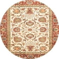 thumbnail image 1 of Ahgly Company Indoor Round Abstract Khaki Gold Abstract Area Rugs, 7' Round, 1 of 6