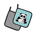 thumbnail image 2 of Caroline's Treasures Panda Bear Love Pair of Pot Holders, 2 of 2