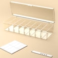 thumbnail image 7 of 2PC Portable Card Storage Box and Desktop Organizer for Trading Cards and Business Cards, Durable Multi-Functional Card Collection Case for Home and Office Stationery Supplies, 7 of 7