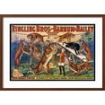 thumbnail image 2 of Art.com Circus Poster, 1920S Giclee Print, Brown Frame Wall Art, 29" x 21", 2 of 5