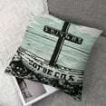 thumbnail image 7 of Shiartex Throw Pillow Cover Blue Verses Bible Verse This is The Day Lord Hath Black Home Decorative Square Pillow Case for Men Women Boy Gilrs Bedroom Livingroom Cushion Cover White, 7 of 7