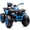 Blue, variant on Hikiddo 24V Kids ATV 4 Wheeler, 2-Seater Powered Ride on ATV Toy for Big Kids w/ Bluetooth, 400W Motor - White