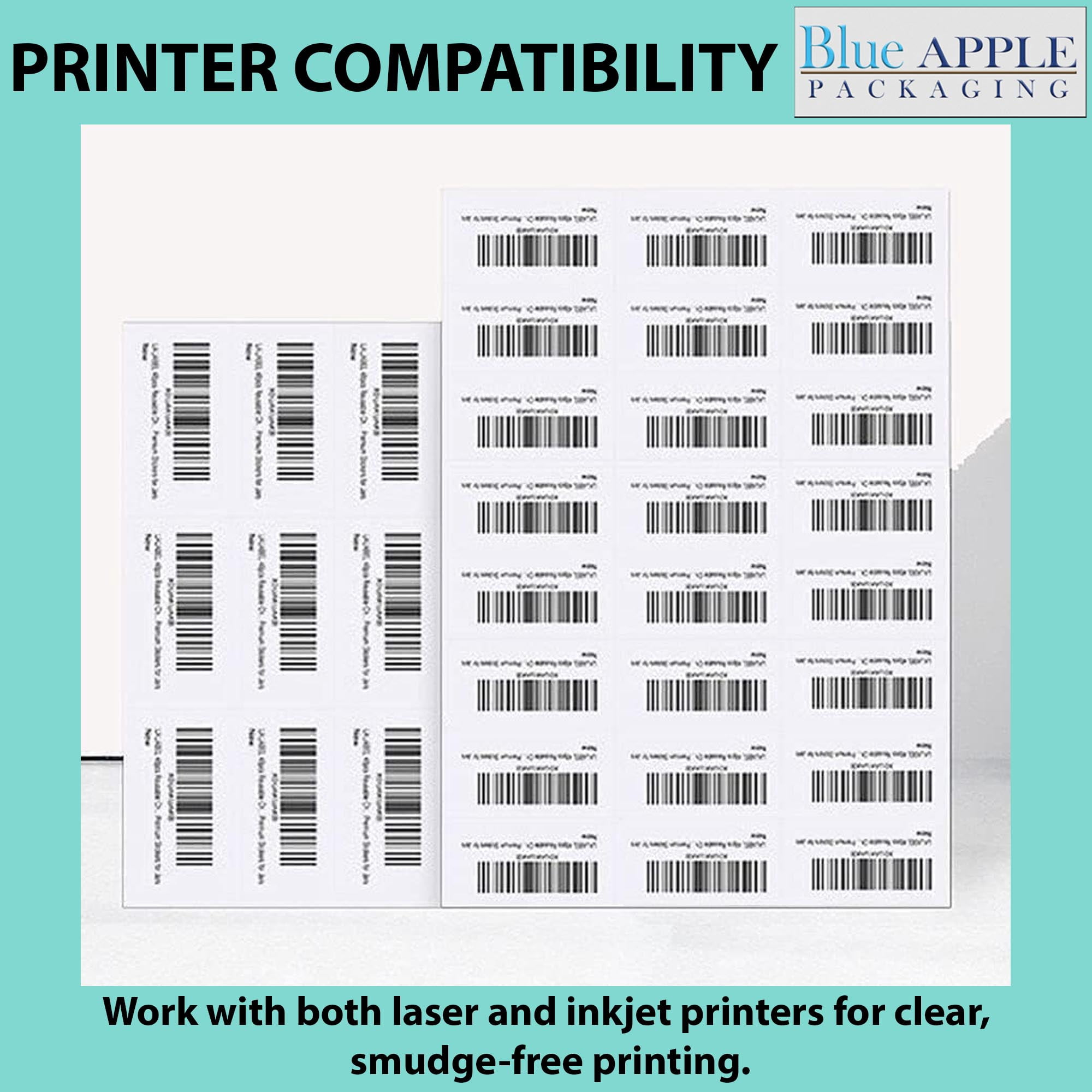 Labels 1" X 2-5/8" Shipping Address FBA Labels for Laser and Inkjet Printers 5,000 Labels