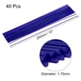 thumbnail image 2 of Uxcell PLA Filament Refills for 3D Printing Pen 10inch Length 40pcs Dark Blue, 2 of 5