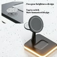 thumbnail image 3 of XGFHYJEH Charging Station, Wireless Charging Station, Charging Station for Multiple Devices, Wireless Charging, 15W 3 in 1 Charging Station, Wireless Charge, for Android, Iphone, Apple, Samsung, Ipad, 3 of 4