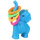 thumbnail image 1 of juego de juguetes de plástico para lanzar aros, divertido juego interactivo para niños, para exteriores y hogar (estilo elefante azul)., 1 of 6