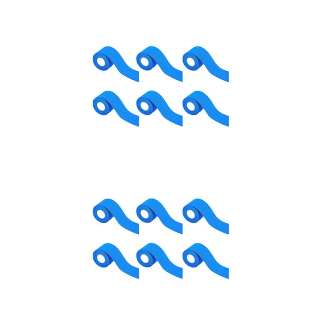Yuarrent Cinta de kinesiología de aplicación amplia de 6 rollos para parche muscular fácil protección de tobillos parche muscular azul cielo cielo azul 3.8 cm * 5m 2Conjunto