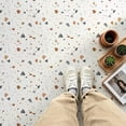 thumbnail image 2 of 10 Pcs Multicolor Terrazzo Peel and Stick Floor Tiles, 12x12 in Covers 10 Sq. Ft. Self‑Adhesive DIY Vinyl Flooring, Removable & Waterproof for Bathroom, Kitchen, Walls, Bedroom, 2 of 8