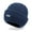 Navy, variant on Men's Levi's® Hat Triple Roll Cuff Beanie with Rubber Logo Patch in Black