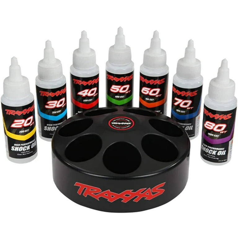 Traxxas Spinning Carousel Rack w/Oils (20wt/30wt/40wt/50wt/60wt/70wt/80wt) Traxxas Spinning Carousel Rack w/Oils (20wt/30wt/40wt/50wt/60wt/70wt/80wt)