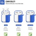 thumbnail image 4 of Coffea Protective Silicone Case with Keychain for AirPods 1 & 2 (Front LED Not Visible) (Blue), 4 of 7