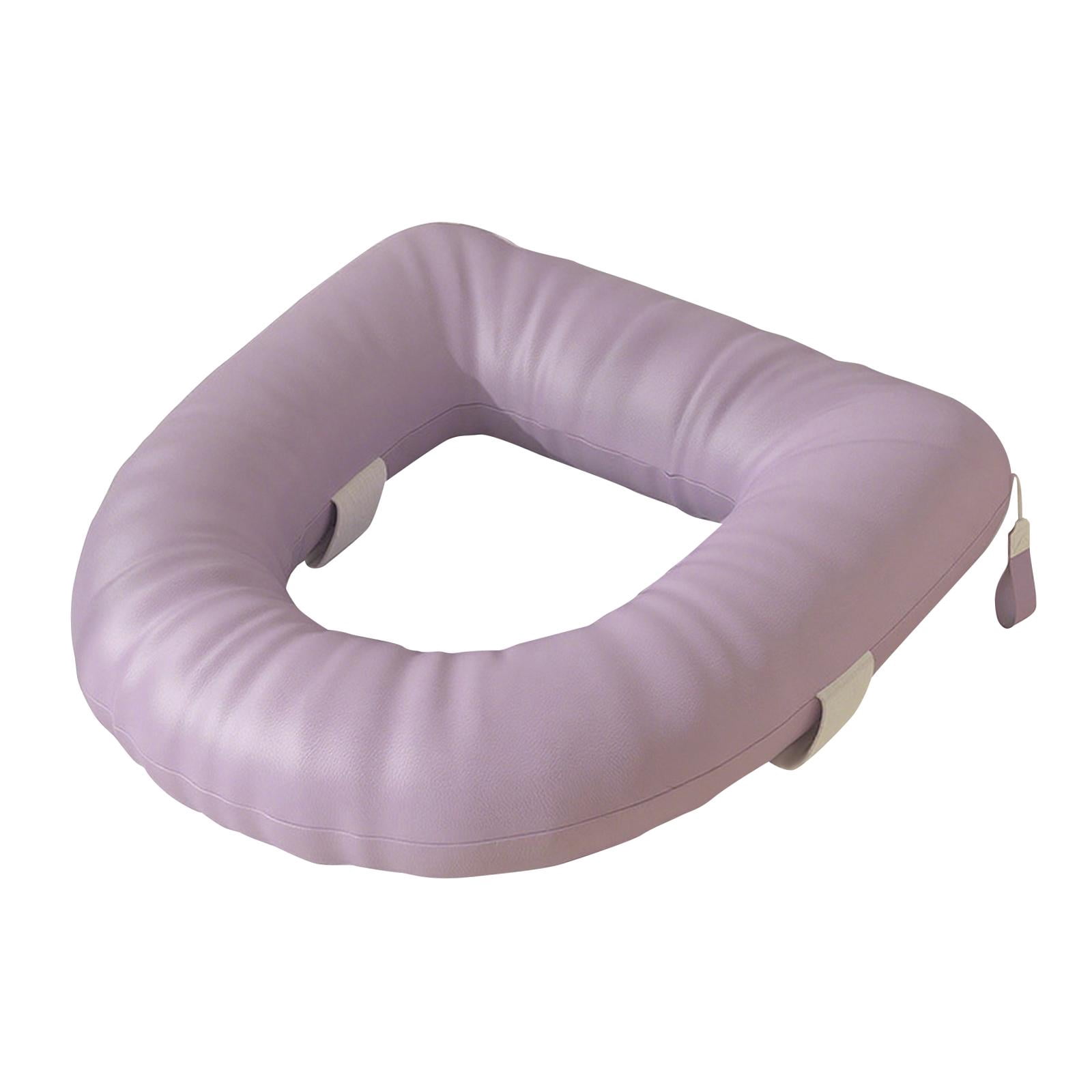Raised Toilet Seat Soft Cushion Universal Pad Waterproof Easy Clean EVA for Elderly Bathroom Home Use