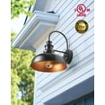 thumbnail image 5 of VIANIS Gooseneck Outdoor Light Fixture, 2-Pack Barn Lights Outdoor Dusk to Dawn, Waterproof Gooseneck Outdoor Light Fixture, Anti-Rust Exterior Garage Lights for House, Garage Front Porch, UL Listed, 5 of 8