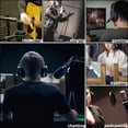 thumbnail image 7 of USB Streaming Podcast Microphone Kit, Microphone Set for Music Recording, Podcast Mic Kit with Adjustable Metal Arm Stand, for YouTube Tiktok Vlog, 7 of 7