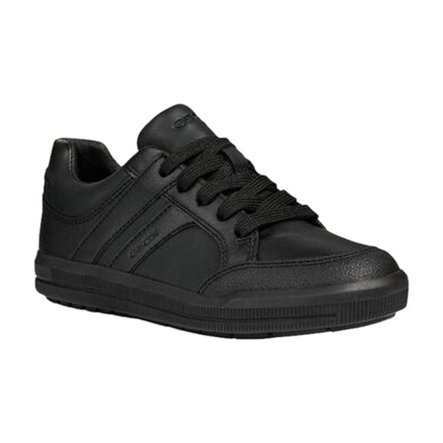 Geox J Arzach B. D Leather Lace Up Trainer
