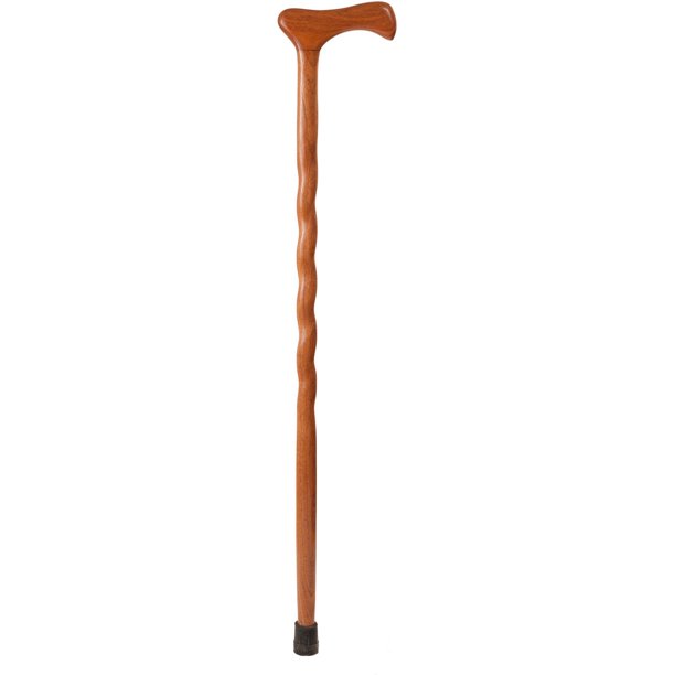 Brazos 40" Twisted Walnut/Mesquite Walking Cane