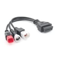 thumbnail image 1 of Obd2 Diagnostic Cable For Kline Euro5 Motorcycle 16 Pin To 3pin 4pin 6pin Obd2 3 In 1 Diagnostic Ad, 1 of 5