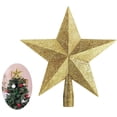 thumbnail image 3 of Estrella de Navidad Adepaton Para árbol Decoraciones 20 cm oro plata rojo, 3 of 6