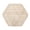 I, variant on Bamboo Hexagon Placemat, Natural Woven Table Mat Heat Insulation Pad, Anti-Slip Dining Protector, 1-Pack