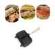 thumbnail image 3 of Sartén para Sándwich Yuxing de doble cara aleación de aluminio color negro, 3 of 5