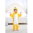 thumbnail image 1 of Pijama de una pieza de dibujos animados de invierno para niños, vergonzoso dinosaurio de franela, rendimiento de ocio, 1 of 5