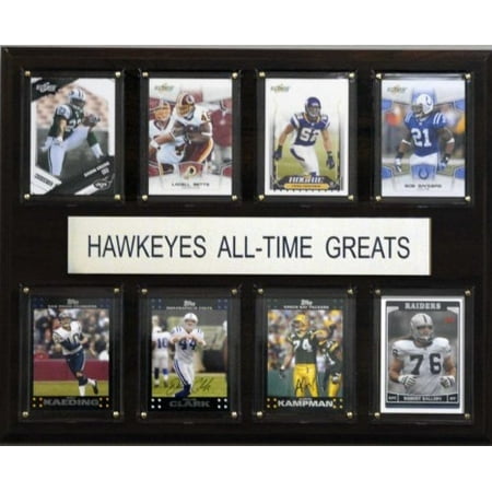NCAA Football Iowa Hawkeyes All-Time Greats Plaque