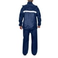 thumbnail image 6 of Handshe Unisex Heavy-Duty Waterproof Rain Suit Set with Reflective Strips, Breathable Polyester Workwear for Outdoor Cycling and Construction,Plus Size, 6 of 7