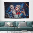 thumbnail image 3 of Harley Quinn Joker Tapestry Luxury Wall Hanging Tapestries Decoration For Living Room Bedroom Dormitory Mural Blanket Wall Art Tapestry, 3 of 8