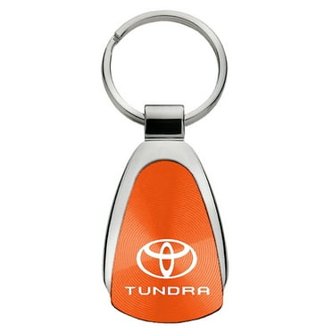 Toyota Tundra Keychain & Keyring - Orange Teardrop
