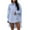 Light Blue, variant on Scyoekwg Womens Long Sleeve Tops Fall Shirts Turndown Collar Shirts Autumn Tunic Tops Solid Color Casual Loose Fit Fashion 2024 Long Sleeves Blouses Lightweight Light Blue XL