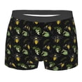 thumbnail image 5 of Uemuo Bee Floral Pattern Men's Boxer Briefs,Trunk Anti-Chafing,Comfortable, Durable, and Stylish Underwear-Large, 5 of 9