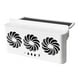 thumbnail image 5 of Ventilador de ventana para coche, ventilador de refrigeración para coche, accesorios compactos para coche, lateral multiusos Blanco, 5 of 9