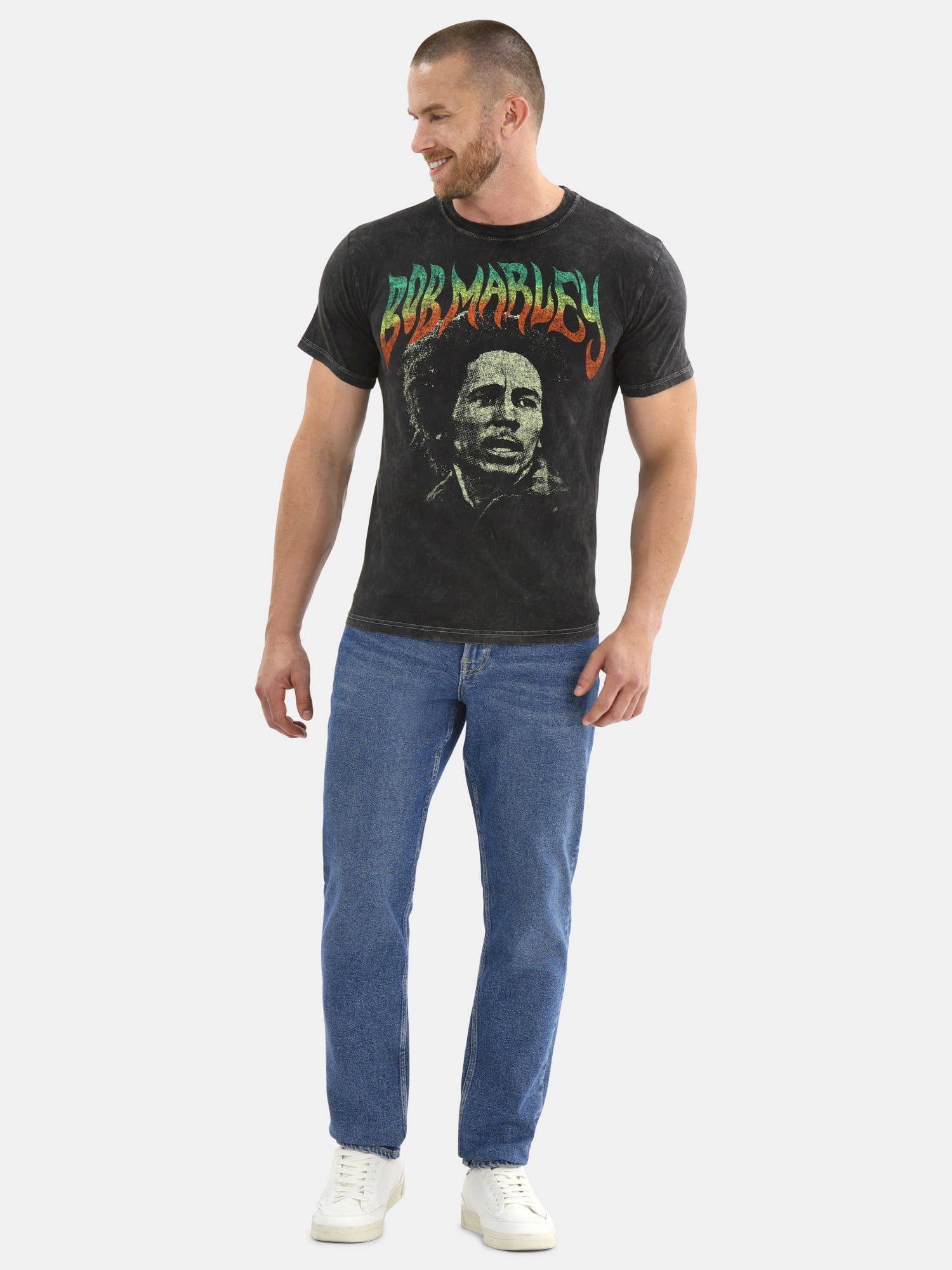 Bob Marley Men's & Big Men's Graphic Cotton T-Shirt, Sizes S-3XL