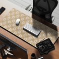 thumbnail image 2 of Long Mouse Pads for Desk,Golden Christmas Pattern Desk Mats on Top Of Desks, Desk Mouse Pad Extra Large with 3mm Non-Slip Base and Stitched Edge for Gaming,Office,Work,Home 35.4x15.7in, 2 of 5