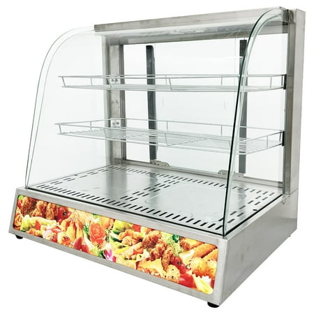 

Techtongda Electric Food Pizza Warmer 3 Tiers Food Display Case Egg Tart Food Warmer Display Cabinet
