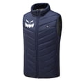thumbnail image 4 of REORIAFEE Heat Vest Jacket Unisex with 9 Heating Zones Electric Heated Coat without Power Bank Heating Jacket Casual Waistcoat Navy XXL, 4 of 6