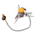 thumbnail image 2 of 3500W Portable Outdoor Picnic Gas Burner Foldable Backpacking Camping Mini Metal Stove, 2 of 5