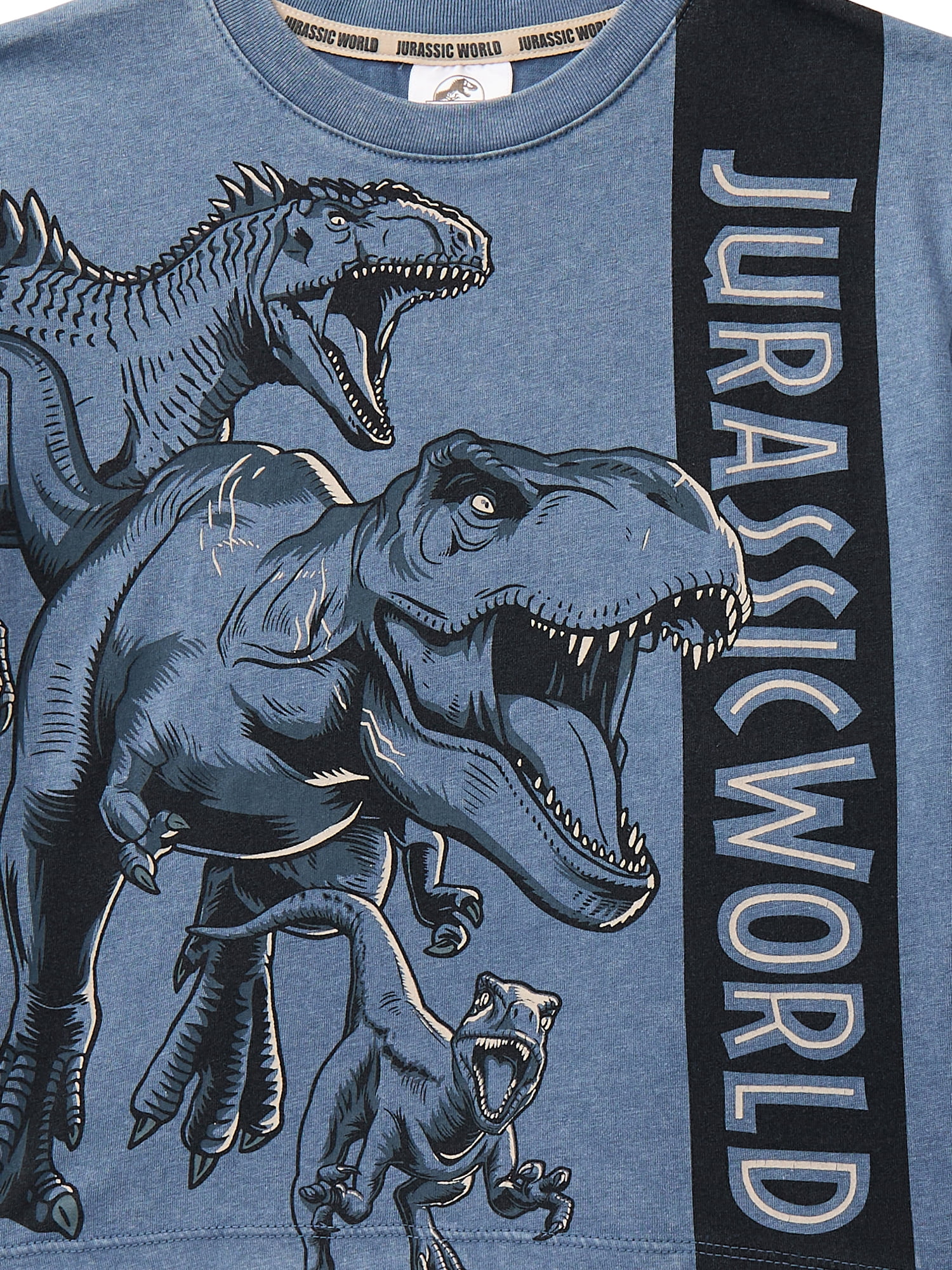 Jurassic World Baby and Toddler Boy Short Sleeve Graphic Tee and Matching Shorts Set, 2-Piece, Sizes 0/3M-5T