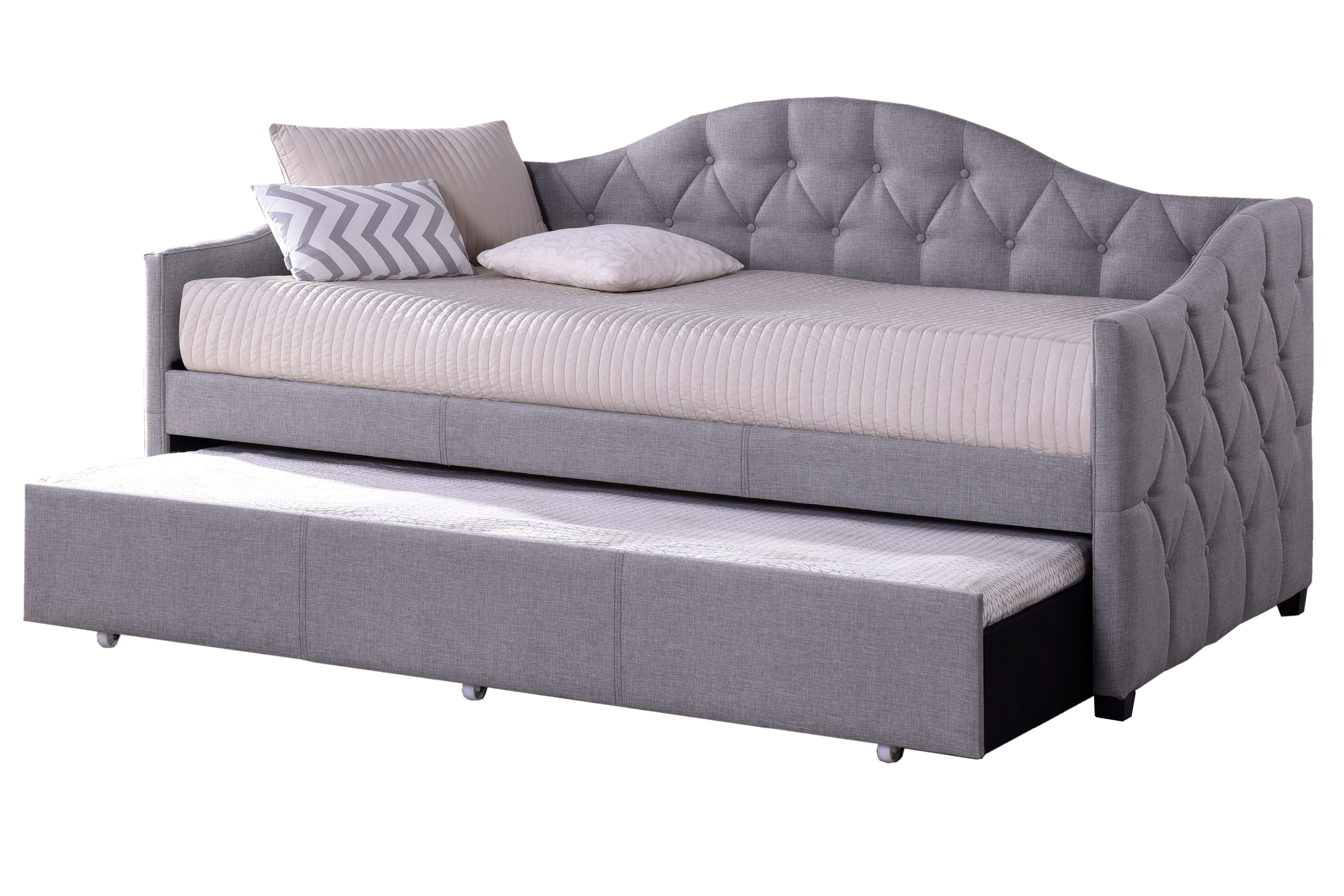 Hillsdale Furniture Jamie Tufted Upholstered Twin Daybed With