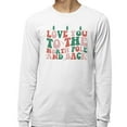 thumbnail image 2 of To the North Pole and Back Long Sleeve Shirt Unisex X-Large White, 2 of 5