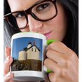 thumbnail image 2 of 3drose, Ca, Crescent City, Battery Point Lighthouse - Us05 Wbi1545 - Walter Bibikow, 15oz Two-tone Green Mug, 2 of 6