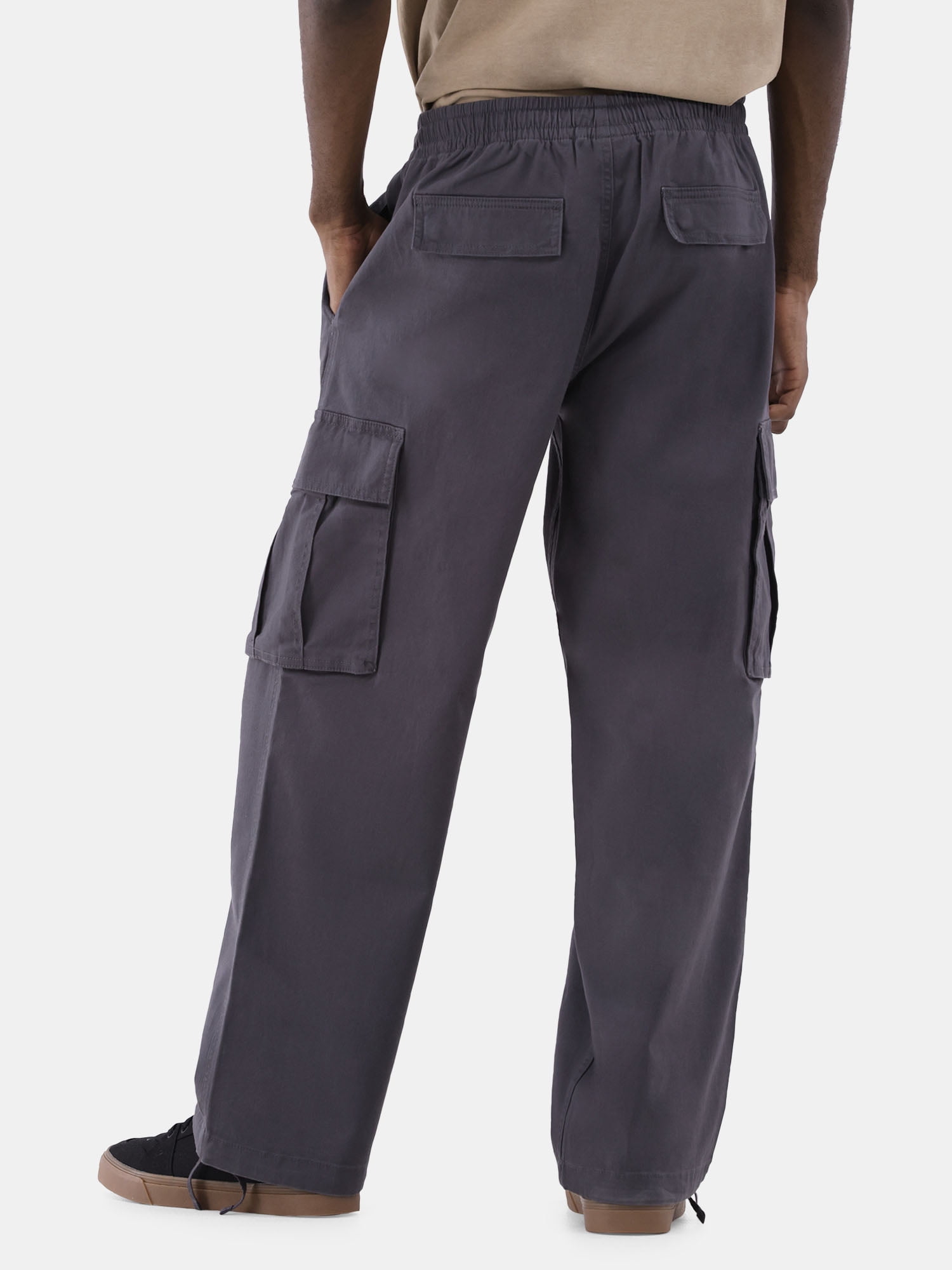 【DISCERNMENT】Heart Pocket Washing Cargo Pants No Boundaries All Gender Washed Cargo Pants, Men's Sizes XS