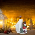 thumbnail image 6 of Niusricy Christmas Decoration Lighted Christmas Snowman Decorations for Home Resin Christmas Desktop Decoration with LED Light Christmas Ornaments, 6 of 8