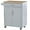 Grey, variant on HOMCOM Kitchen Island Cart Rolling Trolley Cart with Drawer, Storage Cabinet & Towel Rack, White