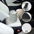 thumbnail image 6 of Naloa Tulips Flowers Car Trash Can Garbage Car Accessories Trash Can Car Waste Bin for for Driver and Passenger Any Vehicle, 6 of 7
