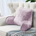 thumbnail image 3 of Home Soft Things Textured Velvet Bedrest Pillow - Mauve Shadows - 20" x 18" x 17", 3 of 7