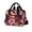 Autumn And Winter Floral Patterns, variant on 10L Tote Insulated Reusable Lunch Bag With Adjustable Strap Simple Shapes and Lines